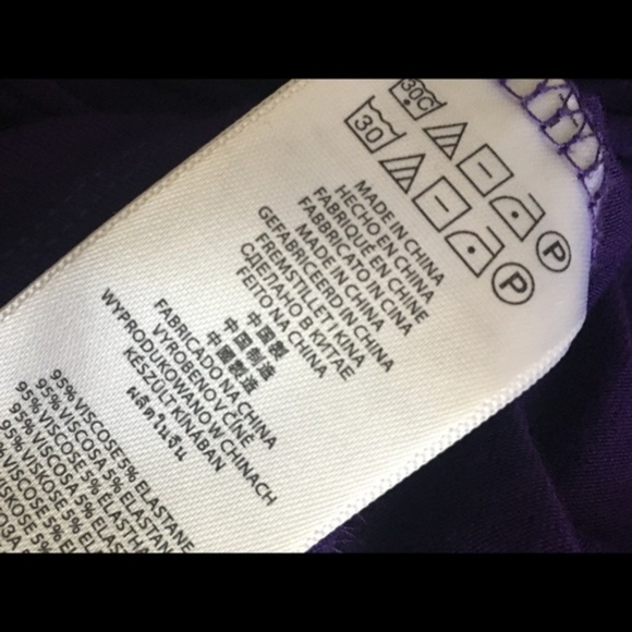 Michael Kors Purple Long Sleeved Top Size S - Picture 6 of 7